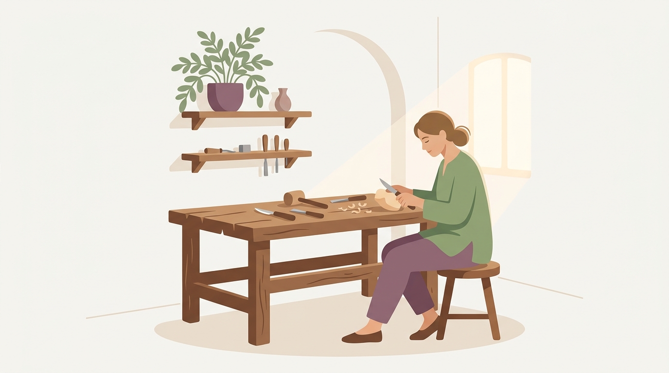 A craftsman at work